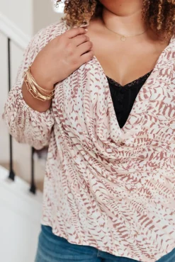 Take Flight Cowl Neck Top