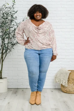 Take Flight Cowl Neck Top