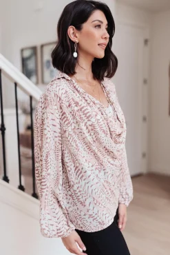 Take Flight Cowl Neck Top