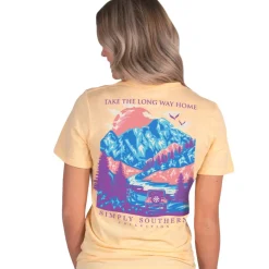 'Take The Long Way Home' Short Sleeve Tee by Simply Southern