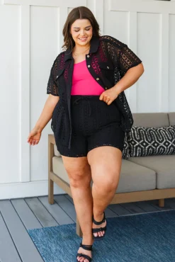 Talk of the Town Lace Set in Black