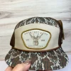 Tan Buck Embroidered Men's Hat by Simply Southern