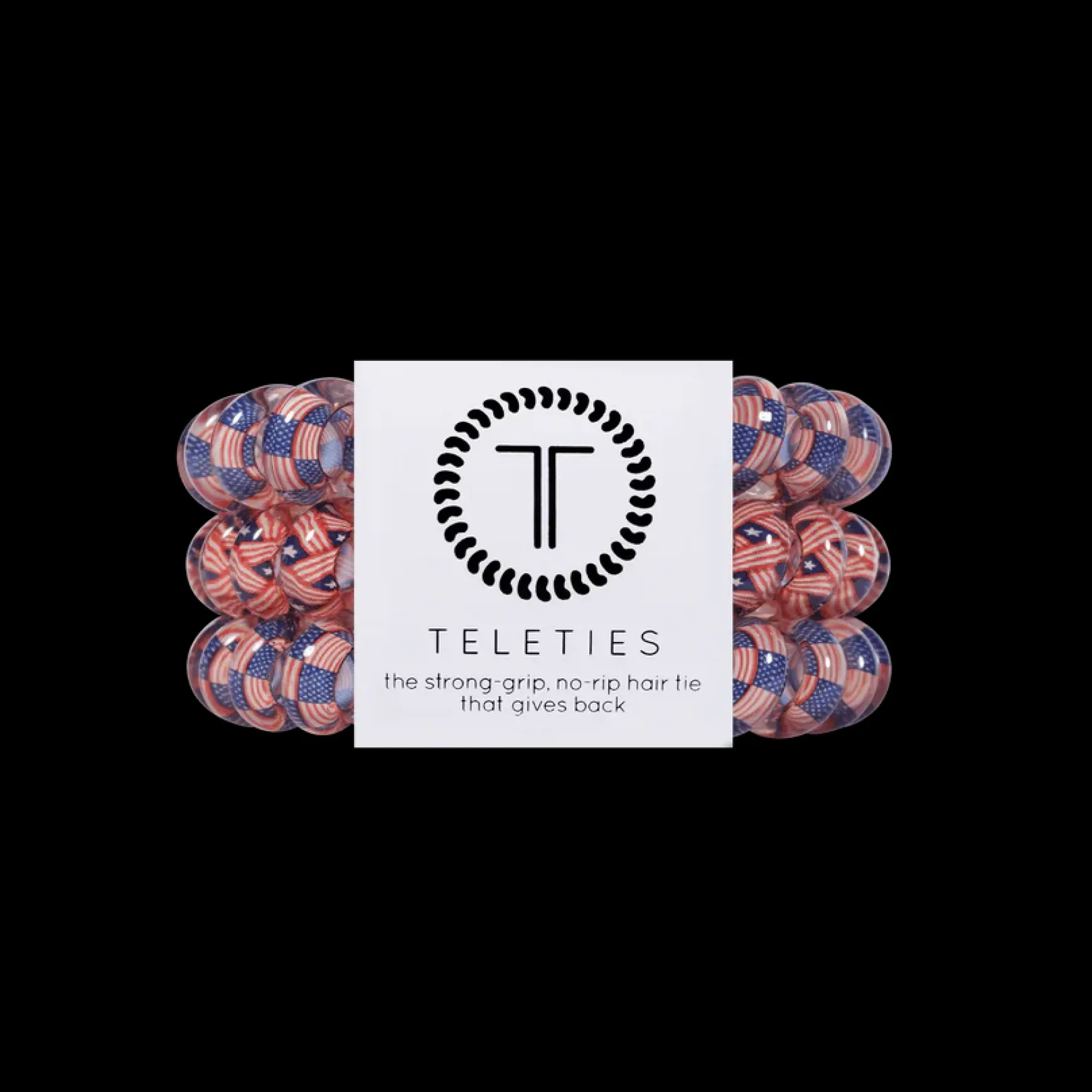 Teleties Hair Tie - Large Band Pack of 3 - Stars and Stripes