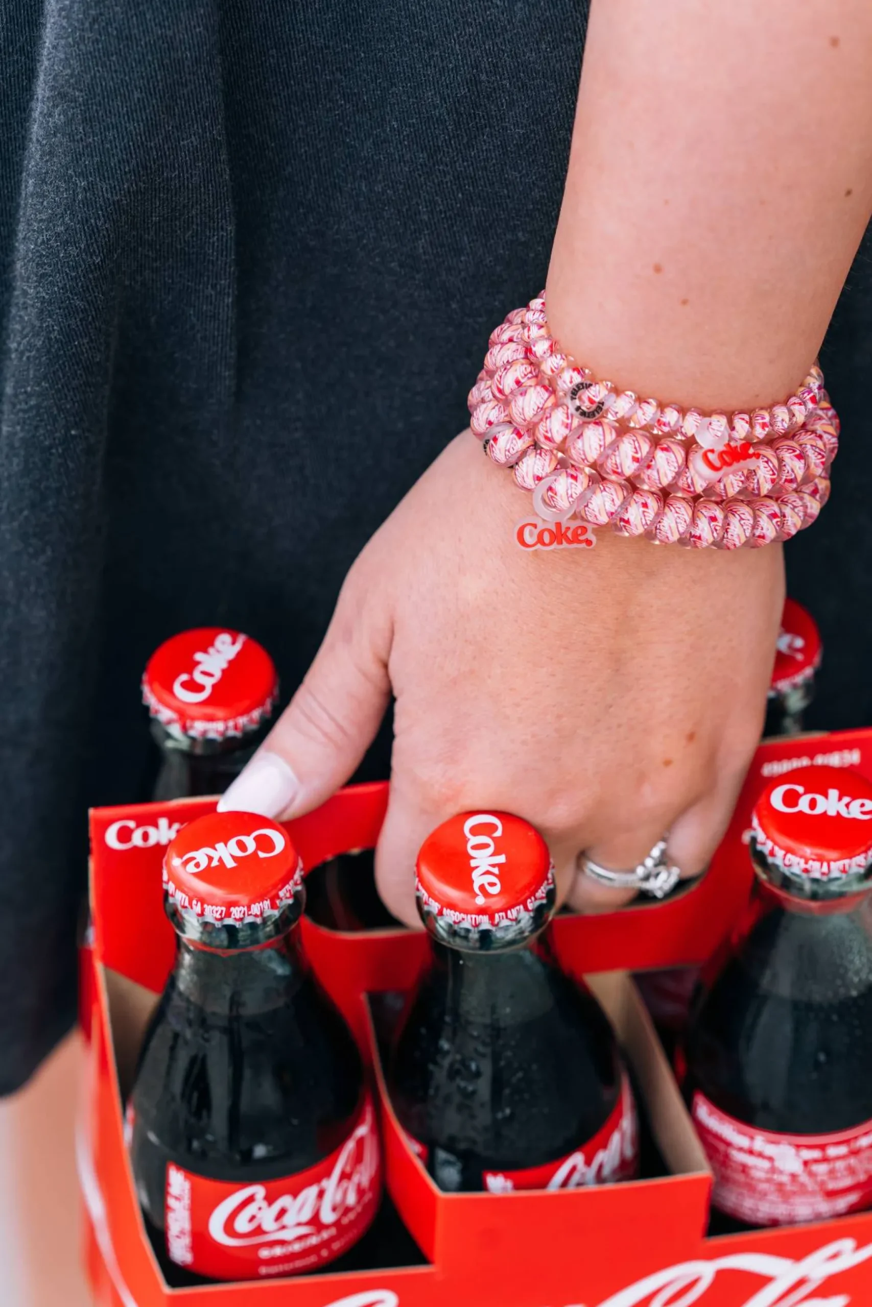 Teleties Hair Tie - Large Band Pack of 3 - Ice Cold Sunshine