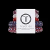 Teleties Hair Tie - Large and Small Band Pack of 5 - American Energy