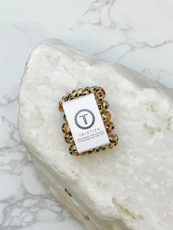 Teleties Hair Tie - Tiny Band Pack of 5 - Leopard