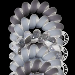 Teleties Hair Tie - Tiny Band Pack of 5 - Midnight Rain Navy