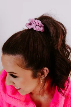 Teleties Silk Scrunchies - Large Band Pack of 3 - I Pink I Love You