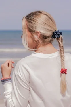 Teleties Silk Scrunchies - Large Band Pack of 3 - Independence Bae