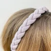 Textured Braid Headband - Lavender