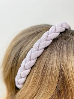 Textured Braid Headband - Lavender