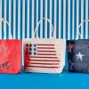 4th Of July Sparkle Totes by Mud Pie