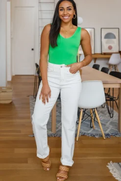 The Basics Bodysuit in Green