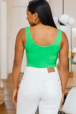 The Basics Bodysuit in Green