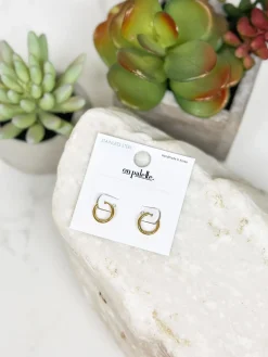 The Classic Stainless Steel Hoop Earrings - Gold