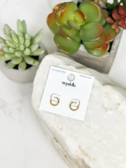 The Classic Stainless Steel Hoop Earrings - Gold