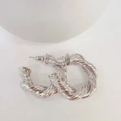 The Jennifer Hoop Earrings by Treasure Jewels