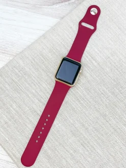 The Solid Silicone Smart Watch Band - M/L