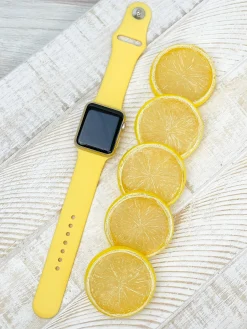 The Solid Silicone Smart Watch Band - M/L