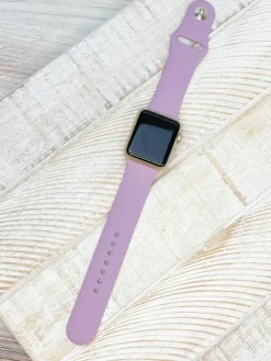 The Solid Silicone Smart Watch Band - S/M