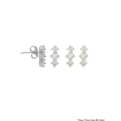 These Three Have My Heart Studs by B.B. Lila