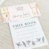 'This Book Belongs To' Botanical Library Labels