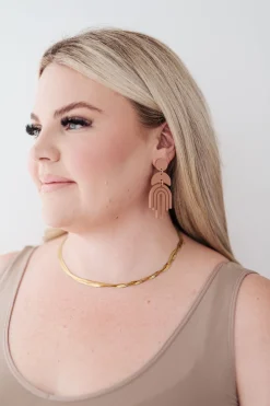 This Promise Earrings in Brown