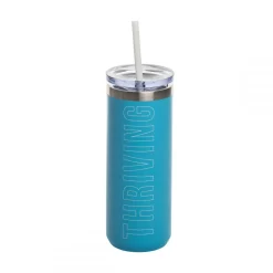 'Thriving' Tumbler With Straw