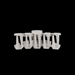 Tiny Teleties Claw Clip - Silver Flames