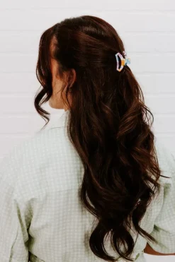 Tiny Teleties Open Claw Clip - Fluttering By