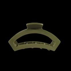 Tiny Teleties Open Claw Clip - Olive
