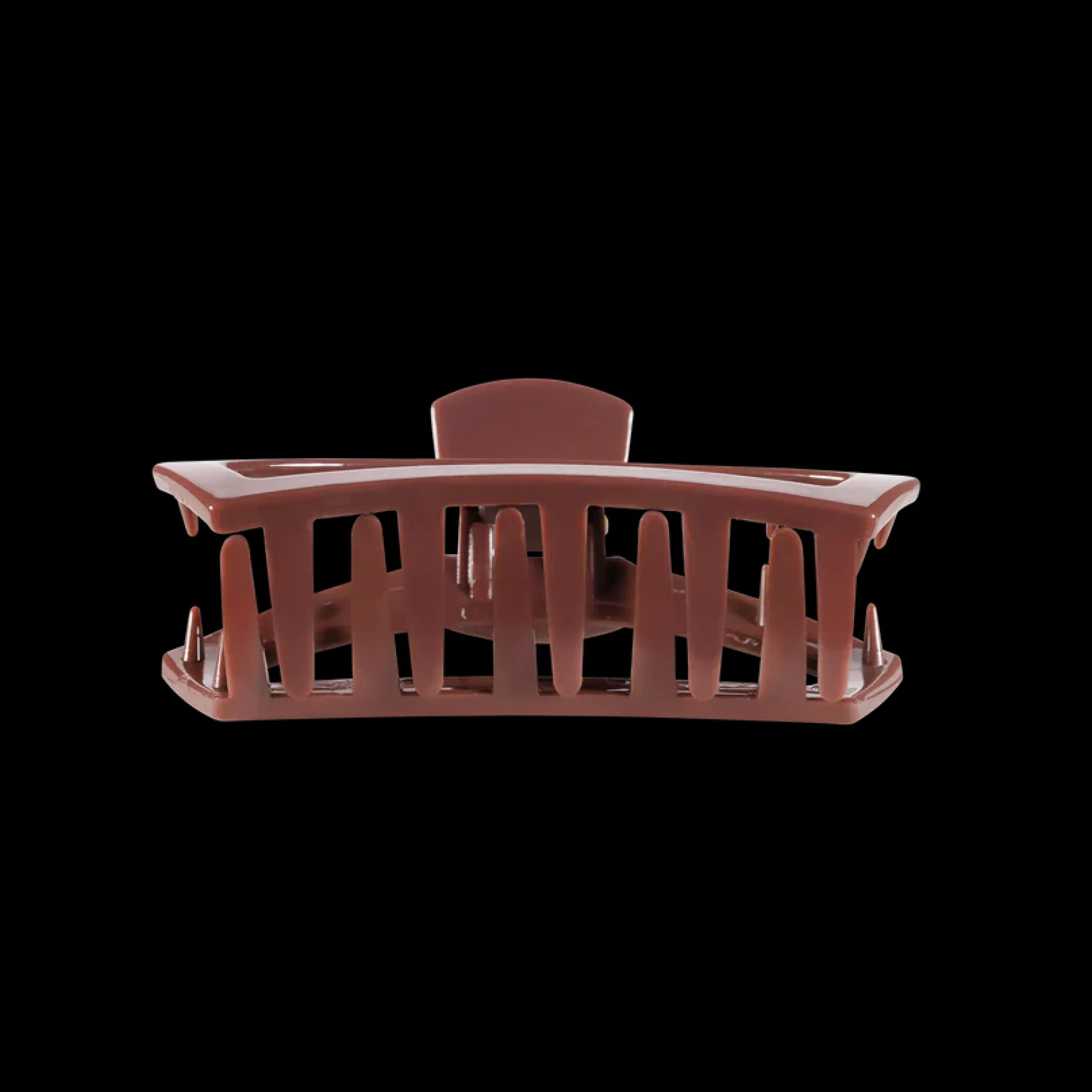 Tiny Teleties Open Claw Clip - Nutmeg