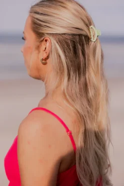 Tiny Teleties Open Claw Clip - Aloe, There!