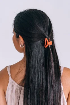 Tiny Teleties Open Claw Clip - Coral