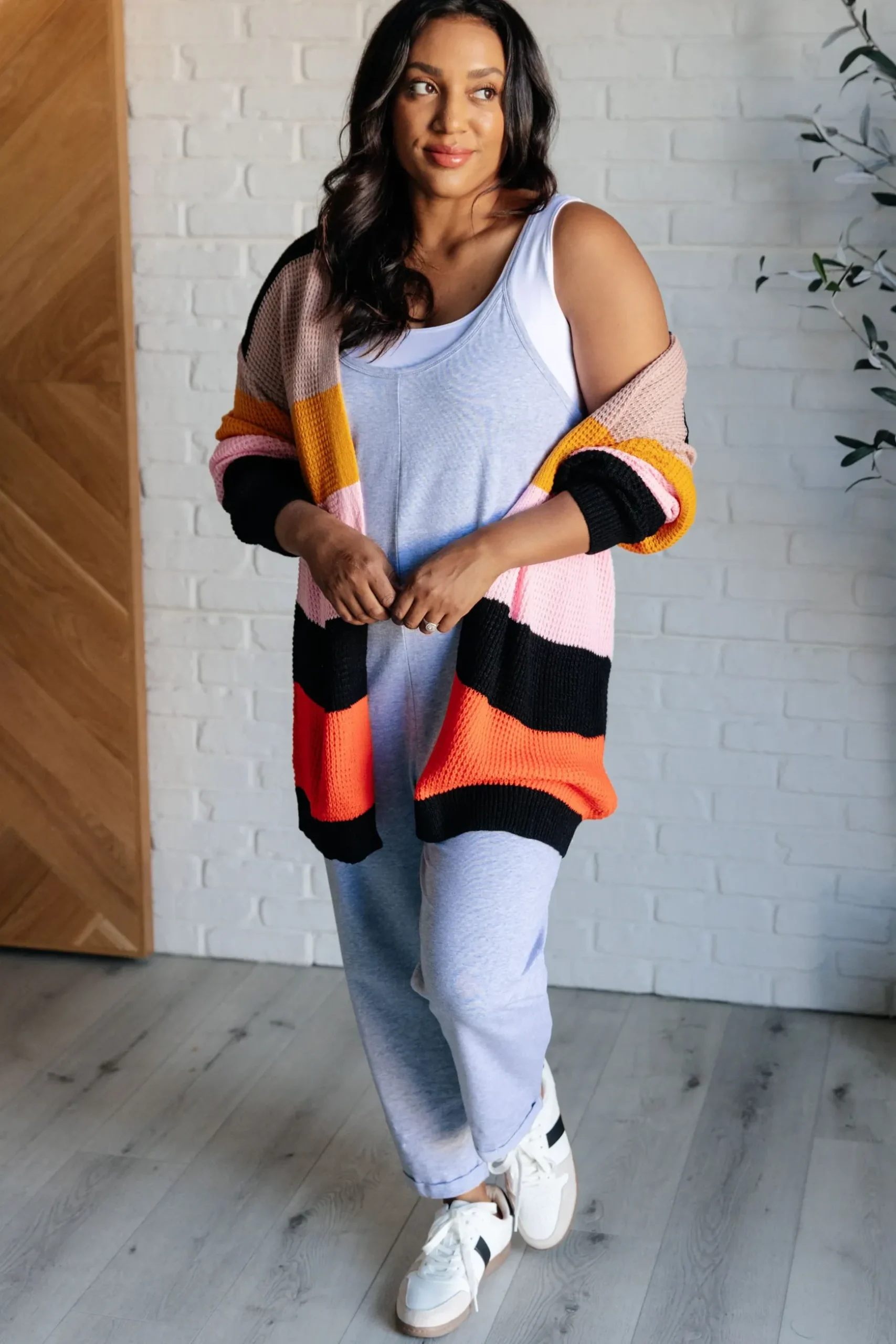 Totally Me Spaghetti Strap Jumpsuit in Heather Grey