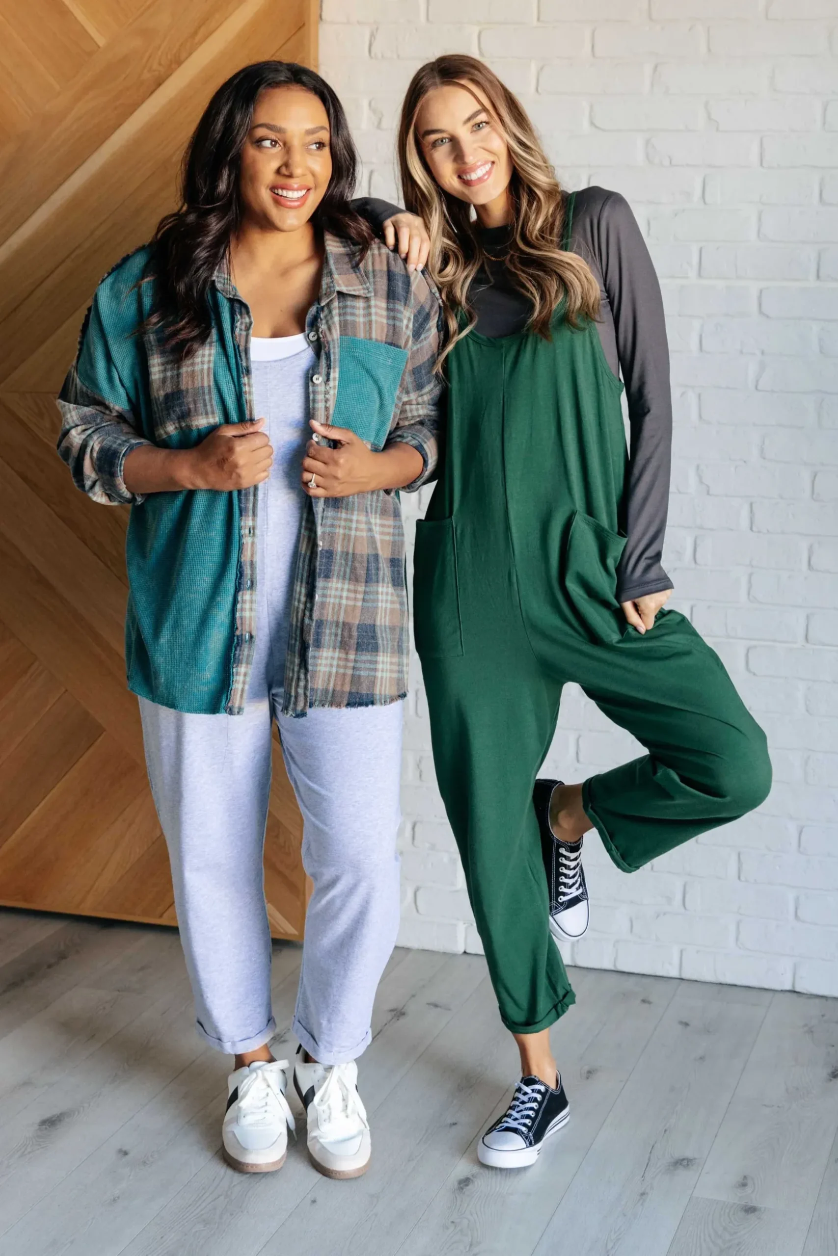 Totally Me Spaghetti Strap Jumpsuit in Heather Grey