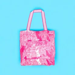 Towel Tote by Lilly Pulitzer - Palm Beach Toile