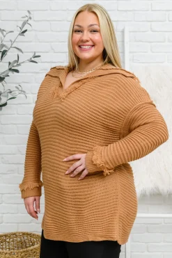 Travel Far & Wide Sweater in Taupe