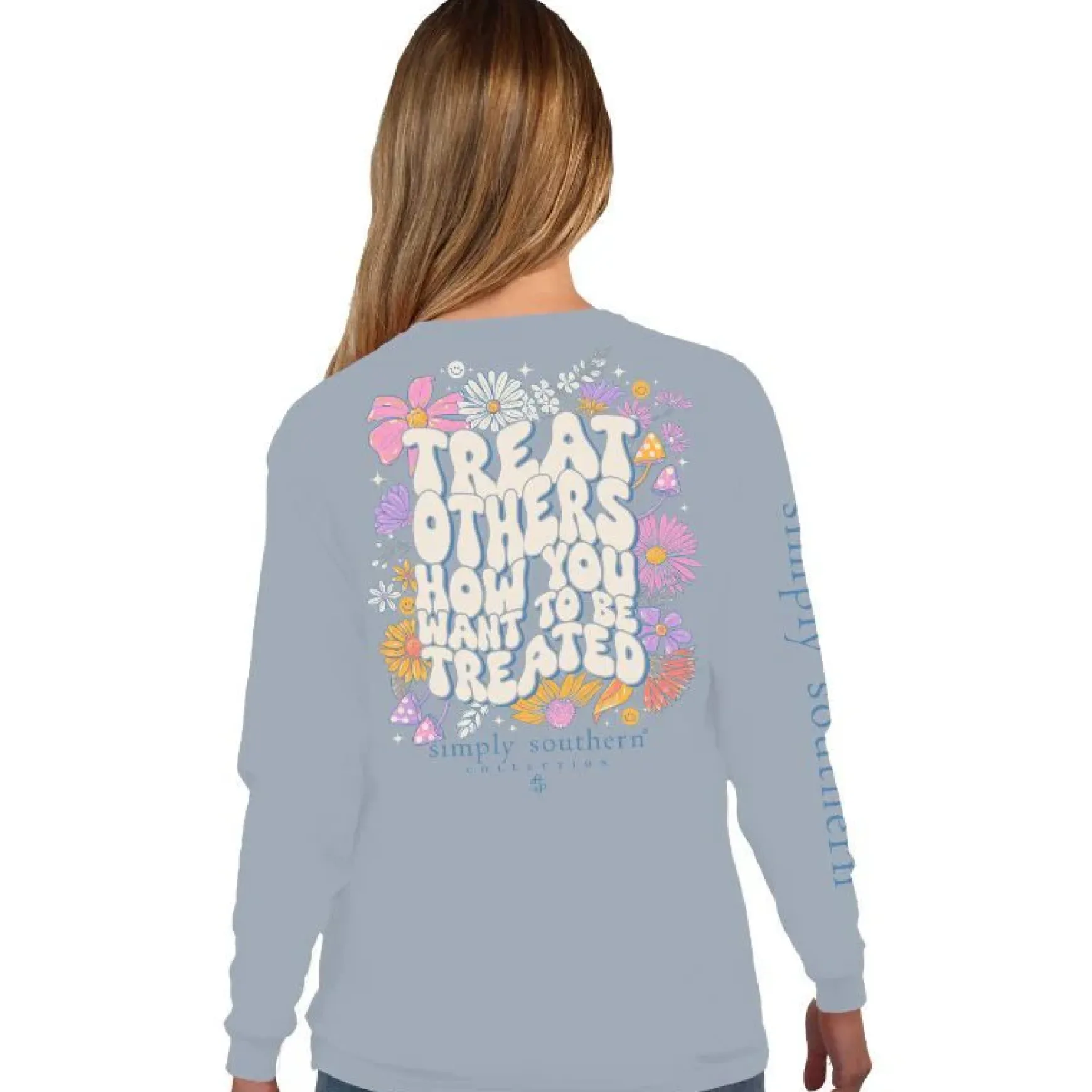 'Treat Others How You Want To Be Treated' Long Sleeve Tee by Simply Southern