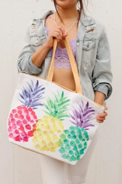 Tropical Pineapple Tote