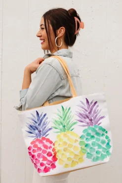 Tropical Pineapple Tote