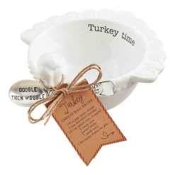 Turkey & Pumpkin Tidbit Sets by Mud Pie