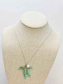 Turtle Charm Pendant Necklace