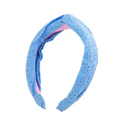 Twist Headband by Lilly Pulitzer - Frenchie Blue Eyelet