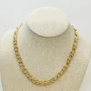 Two Tone Gold Plated Link Necklace