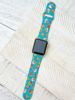 Under the Sea Printed Silicone Smart Watch Band