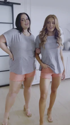 Unmarked Remarks Ribbed Top