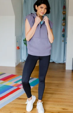 Up And Ready Cap Sleeve Workout Hoodie