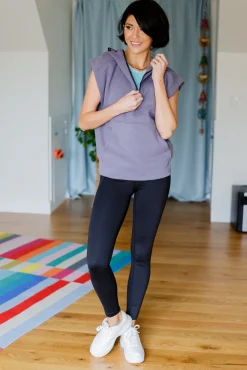 Up And Ready Cap Sleeve Workout Hoodie