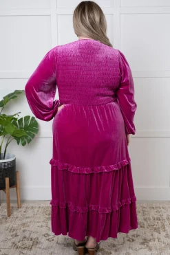 Velvet Flamenco Maxi Dress